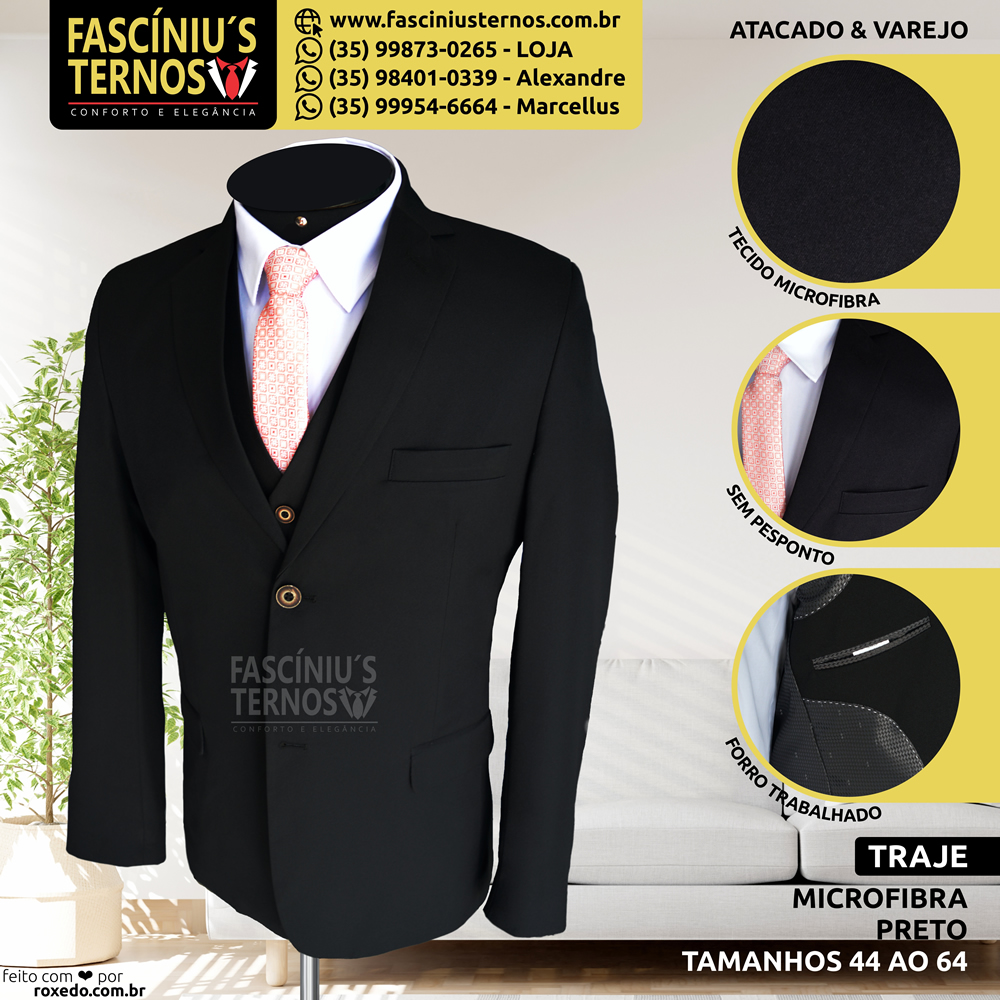 Terno Microfibra Traje